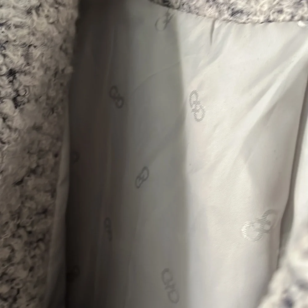 Cole Haan Signature Gray Wool blend Dress Coat with Hood size 8 - Picture 7 of 12